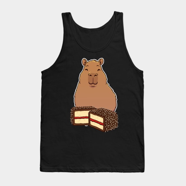 Capybara Lamington Tank Top by capydays